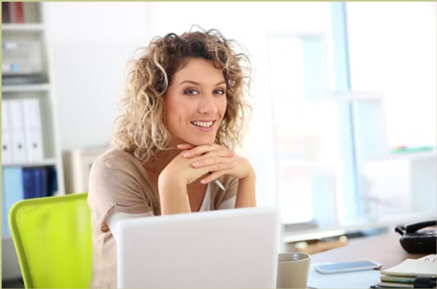 An education professional ready for an online consultation